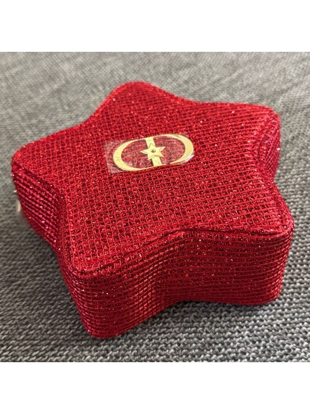 Dior Lunar New Year Red Star Makeup Bag Cosmetic Pouch Mini New Authentic - Picture 14 of 17